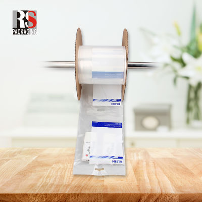 Logo personalizzato Perforato LDPE Sacchetti pre-aperti su rotolo per macchine automatizzate