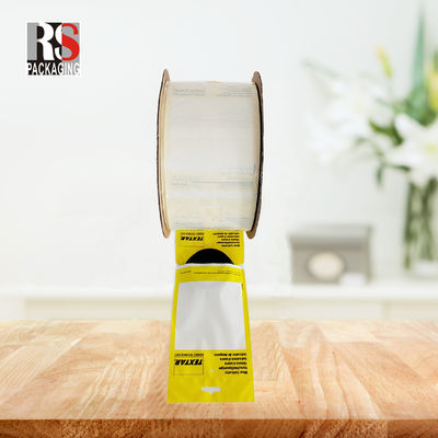 Tasse di plastica pre-aperte di poliesteri stampate su misura LDPE su un ventilatore a rotolo