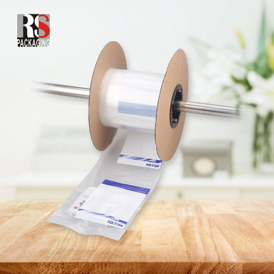 Plastico Pre-aperto Poly Bags On A Roll Fan Piegato Perforato Auto Bags