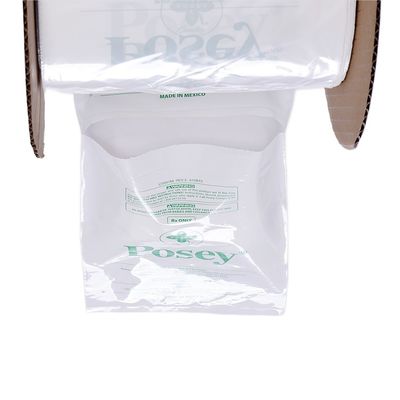 LDPE sacchetti in plastica trasparente pre-aperto polibags su un rotolo lato Gusset auto sacchetto per vestiti