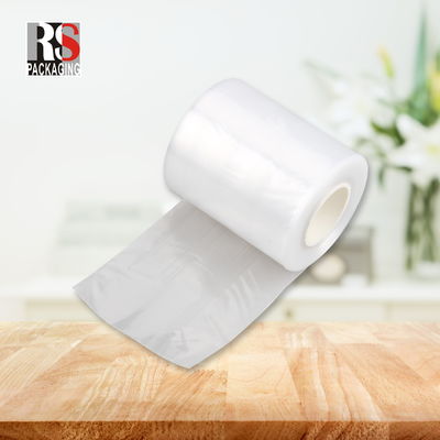 LDPE sacchetti in plastica trasparente pre-aperto polibags su un rotolo lato Gusset auto sacchetto per vestiti