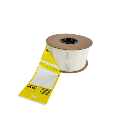8X10" 2 Mil White Back Pre-aperto Poly Bags su un rotolo Perforato per una facile distribuzione
