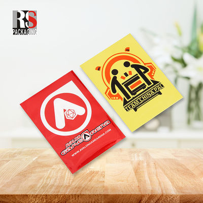 Protettore di carte di scambio in plastica Poly maniche taglia standard Logo personalizzato per regalo d'affari