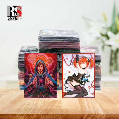 Protettori di schede Poly Ultra Pro Holographic MTG Anime Card Sleeves 66X91