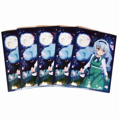 OPP Plastic Poly Card Sleeves Logo ologramma Yugioh Card Protector Sleeves