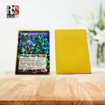 Maniche protettive stampate su misura per Yugioh MTG Transparent Card Gaming