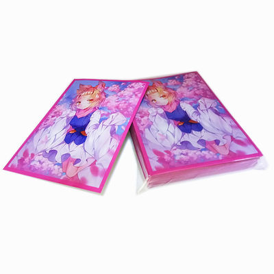Manicotti di carte MTG in plastica trasparente e personalizzato TCG Yugioh Protezioni per carte di scambio