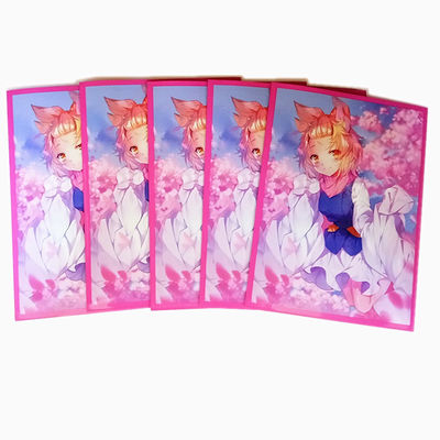 Manicotti di carte MTG in plastica trasparente e personalizzato TCG Yugioh Protezioni per carte di scambio