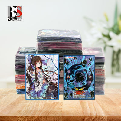 Manicotti di carte MTG in plastica trasparente e personalizzato TCG Yugioh Protezioni per carte di scambio