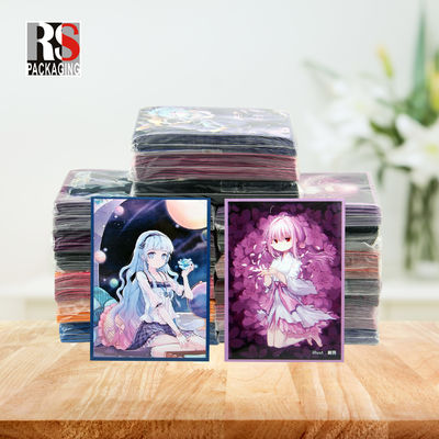 Tavolo di plastica Anime Game Card Protector maniche personalizzate taglia e logo stampato