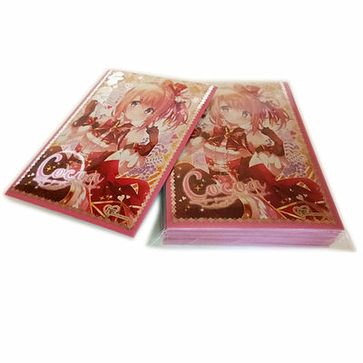 Protezioni per carte di scambio in PVC duro di plastica trasparente a doppio lato