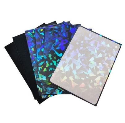 Top Open PP Trading Game Sleeve di carte Holographic Toploader Sleeve Art stampato su misura