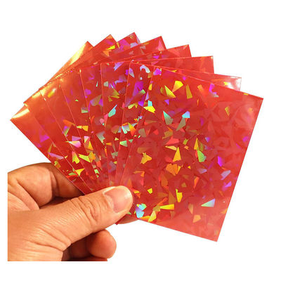 PP Protezione carta di scambio di plastica Gemstone maniche olografiche laser per YUGIOH
