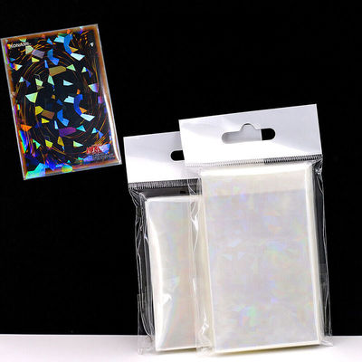 PP Protezione carta di scambio di plastica Gemstone maniche olografiche laser per YUGIOH