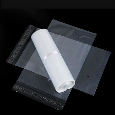 Busta di plastica poliesterifica resistente per abbigliamento Busta di sigillo autoadesiva Struttura materiale LDPE