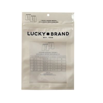 PET / CPP Custom stampato sacchetti zip lock sacchetti di imballaggio in plastica per abbigliamento scarpe