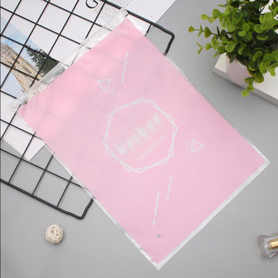 CPE / PE / PPE Poly Bag stampato resistente all'umidità Mylar Frosted Zip Lock Bag per abbigliamento
