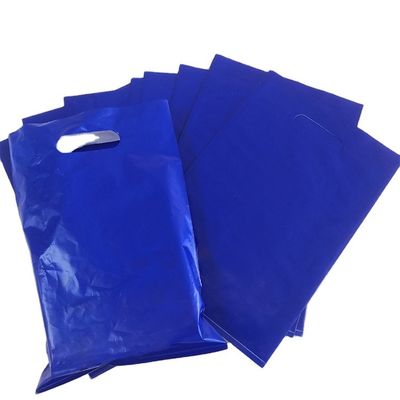 Borsa da shopping con manico di lusso con stampa del logo Borsa da shopping in plastica personalizzata
