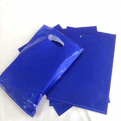 Borsa da shopping con manico di lusso con stampa del logo Borsa da shopping in plastica personalizzata