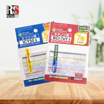 OPP biodegradabile BOPP Poly Bag Transparent Cellophane Header Bag Packaging