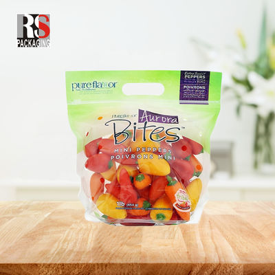 CPP OPP polietilene micro-perforato con cerniera a chiusura zip sacchetto di plastica per verdura fresca