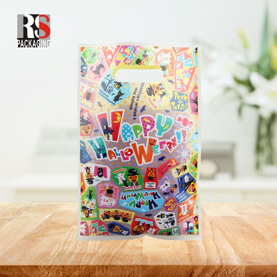 Borsa da shopping con maniglia di plastica stampa in gravura riciclabile per boutique personalizzata