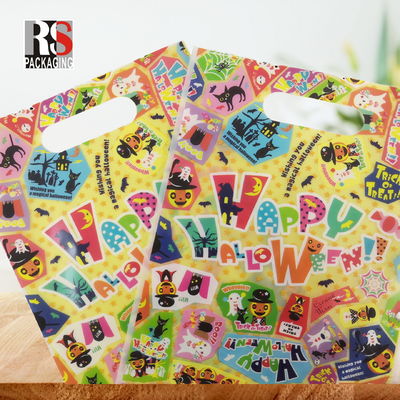 Borsa da shopping con maniglia di plastica stampa in gravura riciclabile per boutique personalizzata