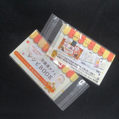 Gift Craft Trasparente Stand Up Bag Self Adhesive Opp Bag Con Testa Per Papeterie