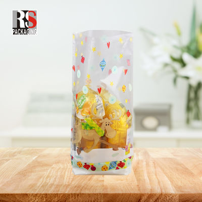OPP Gusset laterale in plastica con fondo piatto