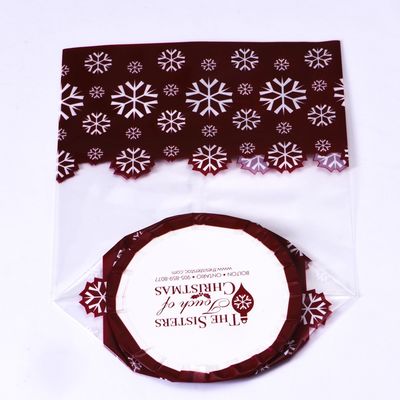 Logo personalizzato Sacchetto di imballaggio in plastica politrasparente per il dessert del pane