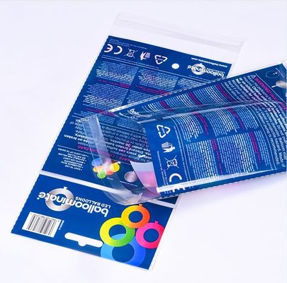 Stampa su misura Opp Self Adhesive Poly Bags per imballaggi a sacchetto in piedi