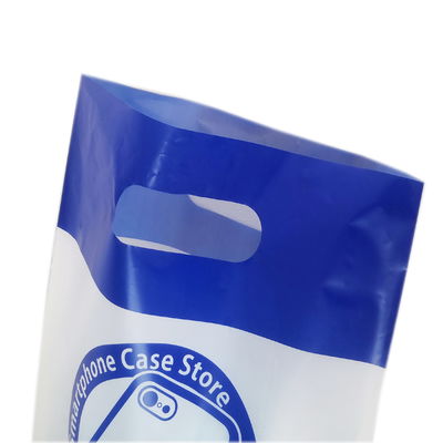 Taschino per la spesa con manico di plastica di colore personalizzato per imballaggi in poliplastica resistenti