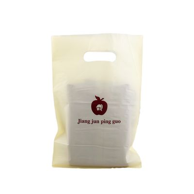 Taschino per la spesa con manico di plastica di colore personalizzato per imballaggi in poliplastica resistenti