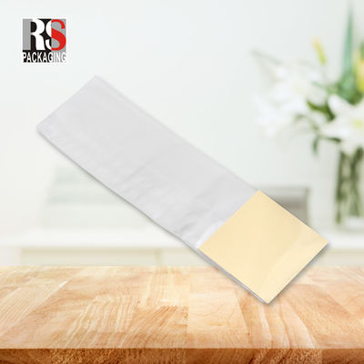Busta di fondo piatto di cellophane per alimenti industriali con manico di sigillamento aperto piatto 4x8x20cm