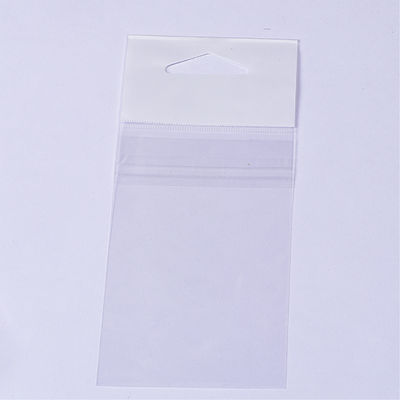 Bottega per regali artigianali Industrial Opp Header Bag Self Adhesive Reusable Clear Opp Packaging Bag
