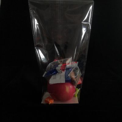 Sacchetti di plastica a fondo quadrato a blocco croce di poli-oppo Sacchetti di imballaggio alimentare resealabili