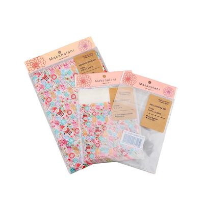 Hang Top Chiara Ricapribile Cello Opp Header Bag Per Gioielli Regalo Dimensioni Personalizzate