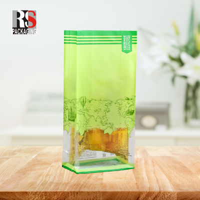 Parti private Clear Opp Flat Bottom Bag Sacchetti di imballaggio alimentare naturale commestibile