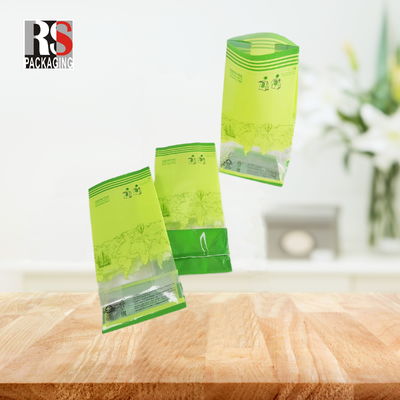 Parti private Clear Opp Flat Bottom Bag Sacchetti di imballaggio alimentare naturale commestibile
