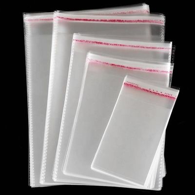 Sacchetti di cellophane auto sigillabili riciclabili trasparenti trasparenti sacchetto di poly di plastica
