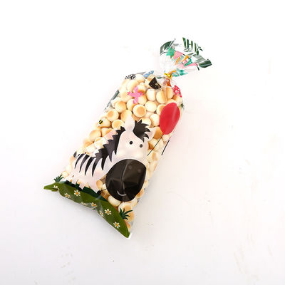 Borse di regalo di cellophane stampate su misura riciclabili per le feste Pacchetto di 100