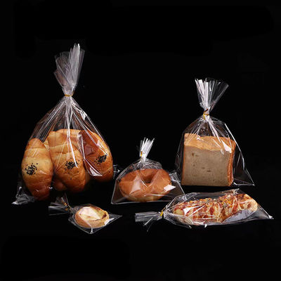 Sacchetti di plastica trasparente senza umidità per la conservazione e lo stoccaggio del pane