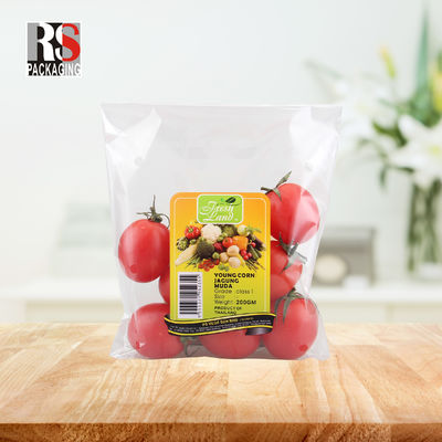 Sacchetti di lattuga micro-perforati riutilizzabili riciclabili per imballaggi di frutta e verdura