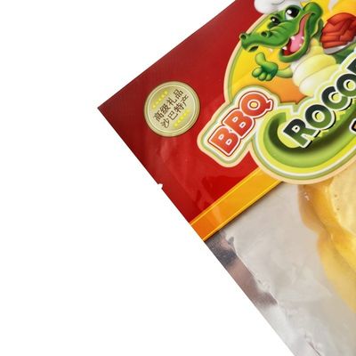 Sacchetti di imballaggio a prova di odore con vetrina di carne bovina PET / VMPET / PE Materiale per i chicchi di noci