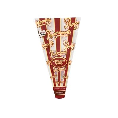 Triangolo conico polibag laminato con gravatura di stampa sacchetti di pasticceria in plastica trasparente