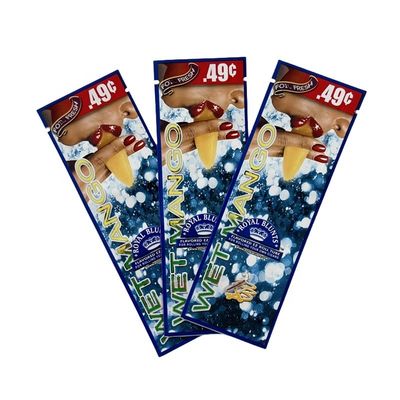 Ordine personalizzato accettato Ziplock Reclose Plastic Smoking Cigar Wrap With Custom Printing