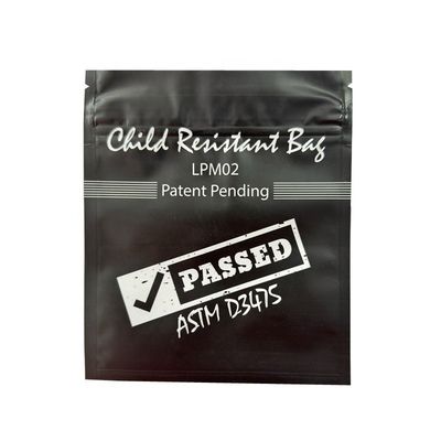 Matte Proof odor Mylar Stand Up Foil Zip Lock Mylar Sacchetto Bambino resistente