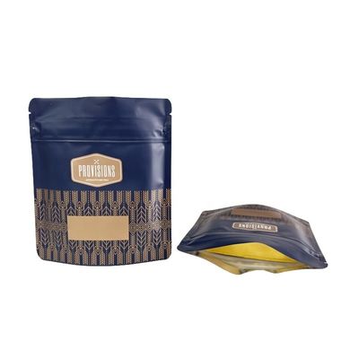 Mylar Clear Plastic Stand Up Zipper Bag Cookie Packaging Bags Con Stampa a Gravura