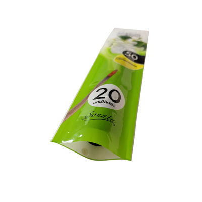 Ordine personalizzato accettato antiodore 1pcs tubi di plastica pre-rollo sacchetti di imballaggio