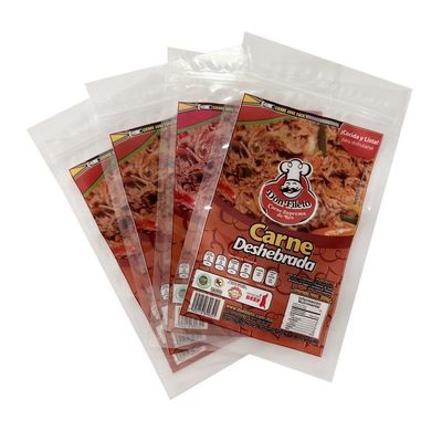 Reutilizzabile Mylar Zip Lock Sacchetti congelati Sacchetto frigorifero piatto Stampa personalizzata del logo